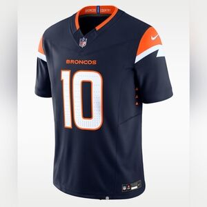 2XL Bo Nix Denver Broncos Men's Nike Dri-FIT NFL Limited Jersey